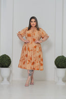 Vestido Juliana MIDI PLUSIZE Estampado