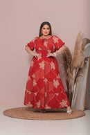 Vestido Juliana Manga Princesa Estampado