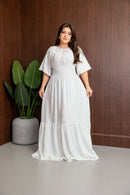 Vestido Juliana LONGO SLIM Branco