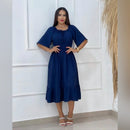 Vestido Juliana MID SLIM Azul Marinho