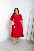 Vestido Juliana MID SLIM Vermelho